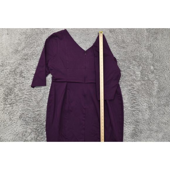 NEW Lane Bryant Purple Sheath Dress Plus Size 22 NWT - Picture 6 of 10